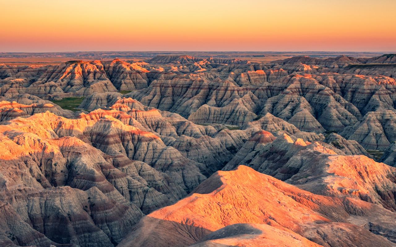 badlands national park (south dakota, stati uniti)