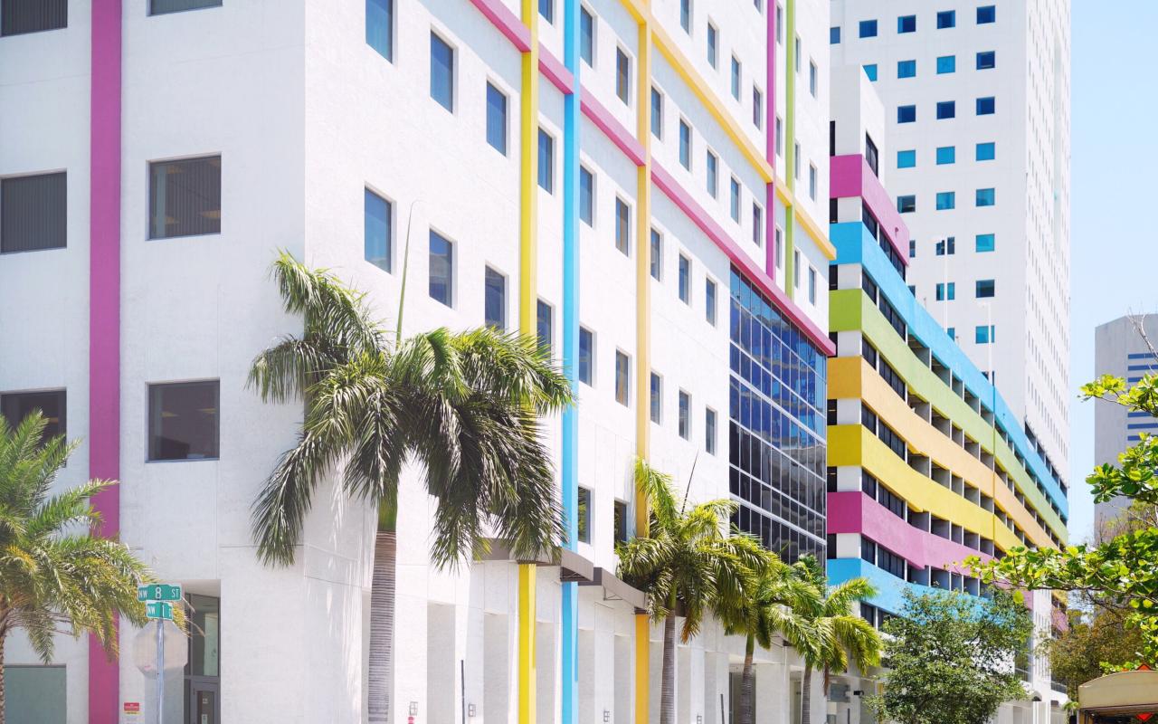 edifici di south beach a miami (florida, stati uniti)