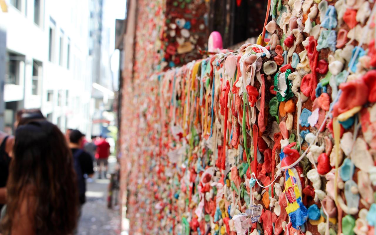 Gum wall Seattle