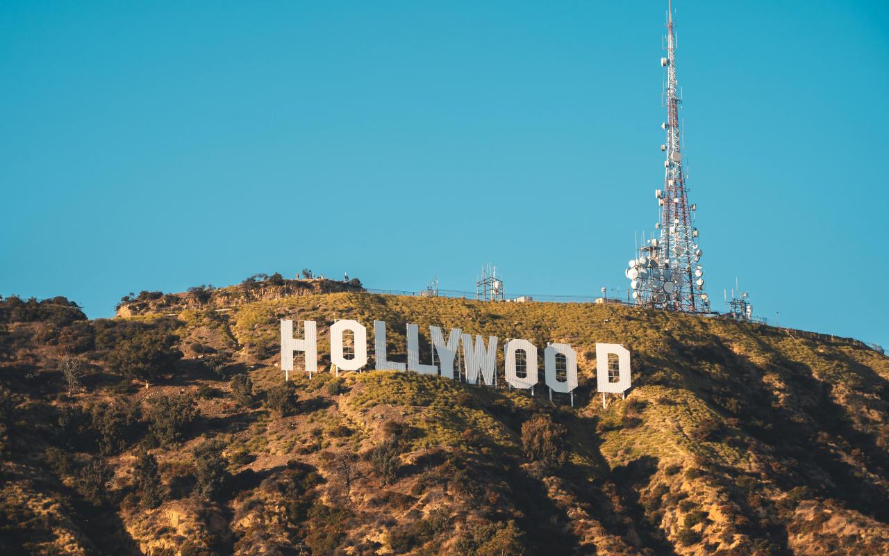 Scritta Hollywood come arrivare
