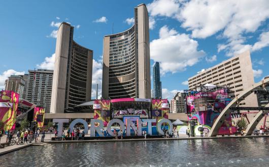 centro della città di toronto (ontario, canada)