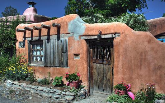 architettura in adobe (new mexico, stati uniti)
