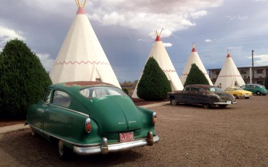 wigwam motel sulla route 66 (arizona, stati uniti)