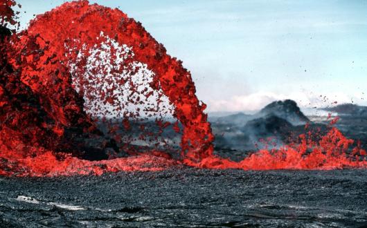 eruzione vulcano (hawaii, stati uniti)