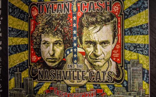 mostra che celebra  i cantanti e  la musica country a nashville (tennessee, stati uniti)