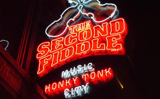 insegna di un locale famoso di musica country (tennessee, stati uniti)