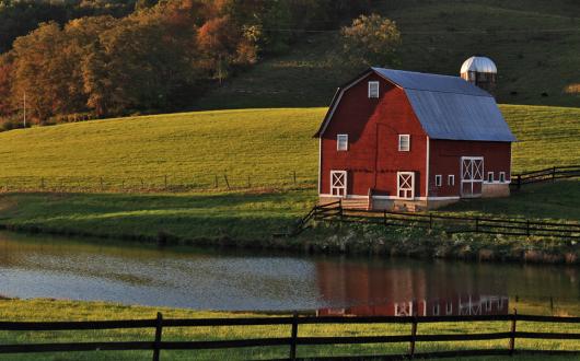 casa nelle campagne dell'illinois (illinois, stati uniti)