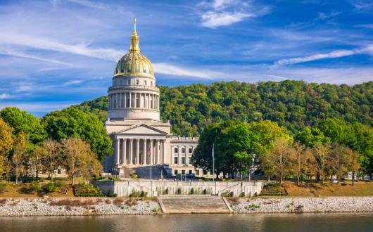 il campidoglio del west virginia a charleston (west virginia, stati uniti)