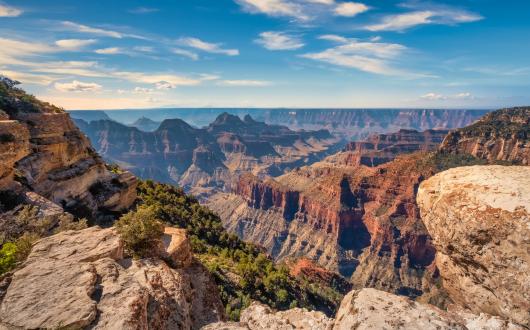 vista panoramica del grand canyon national park (arizona, stati uniti)