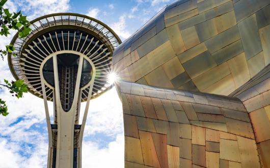 space needle a seattle (washington, stati uniti)