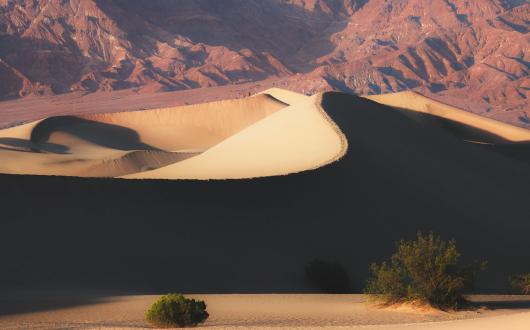 dune al parco nazionale della valle della morte (california, stati uniti)