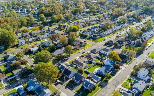 quartiere residenziale in new jersey (new jersey, stati uniti)