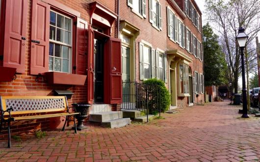 centro storico di new castle (delaware, stati uniti)