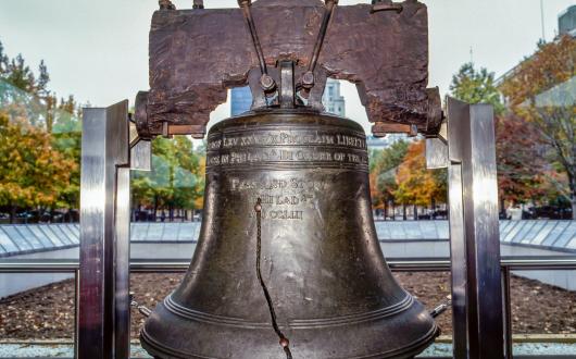 la liberty bell a philadelphia (pennsylvania, stati uniti)