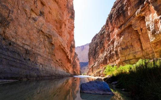 santa elena canyon al big bend national park (texas, stati uniti)