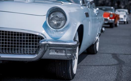 sfilata di auto d'epoca (michigan, stati uniti)
