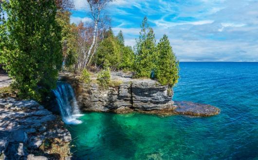 cave point county park (wisconsin, stati uniti)