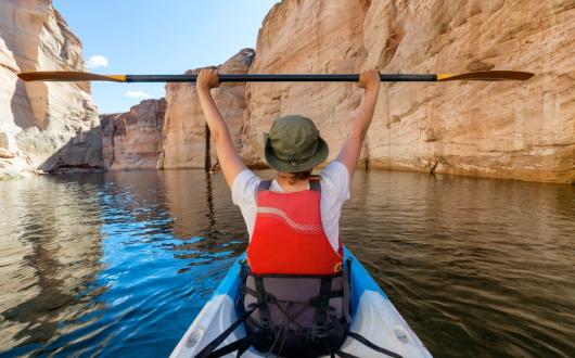 esplorare i canyon americani in canoa o in kayak