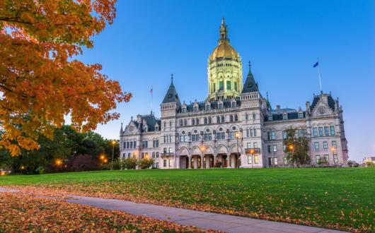 il connecticut state capitol ad hartford (connecticut, stati uniti)