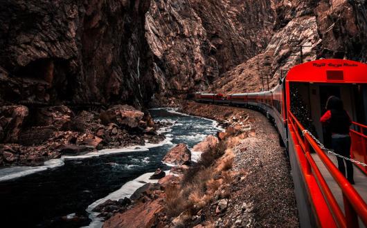 qualche ora sul treno della Royal gorge, in Colorado