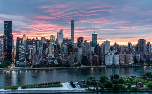 skyline di new york city (new york, stati uniti)
