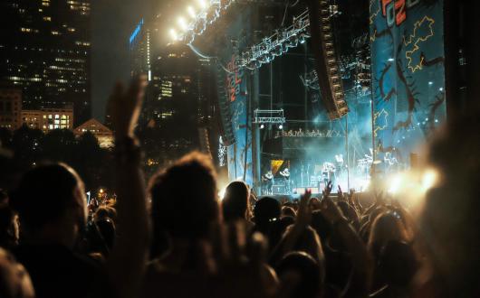 lollapalooza music festival di chicago (illinois, stati uniti)