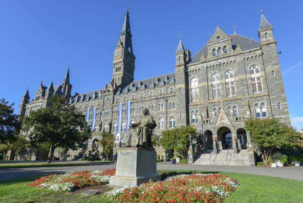 georgetown university a washington dc (district of columbia, stati uniti)