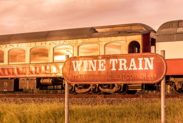 il Wine Train nella Napa Valley in California
