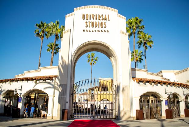 ingresso degli universal studios di hollywood (california, stati uniti)