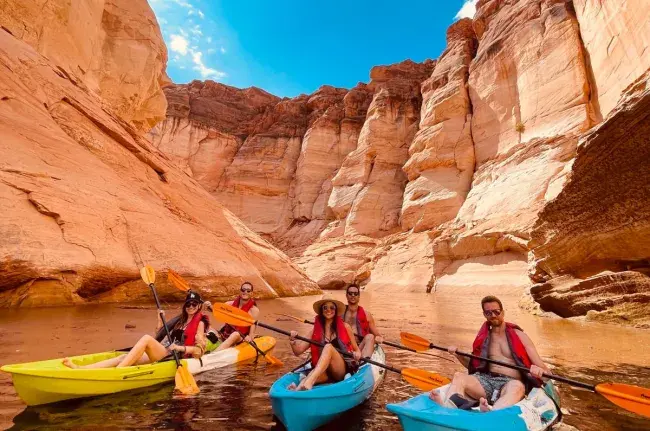 tour in canoa a due passi da Page