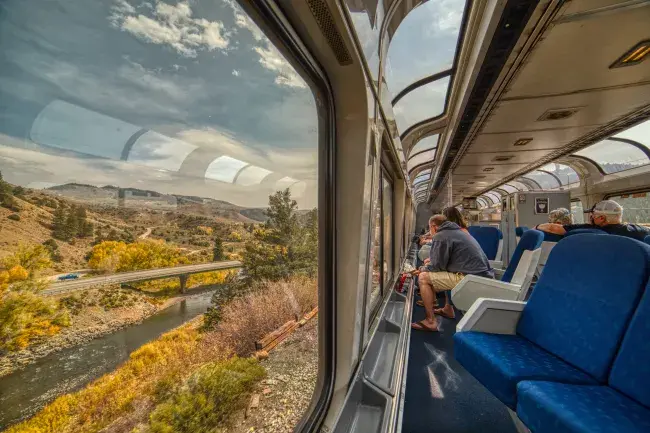 stati uniti in treno