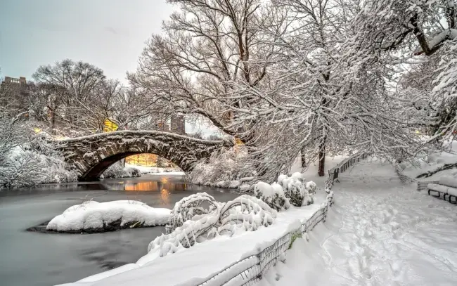 new york in inverno
