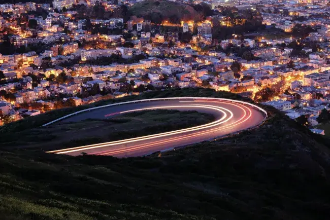 san francisco da twin peaks (california, stati uniti)