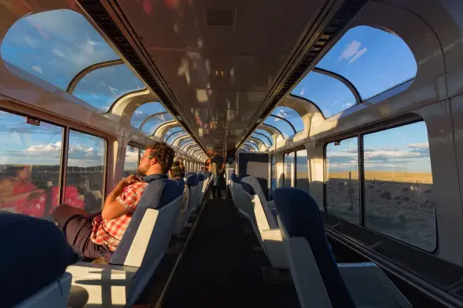 stati uniti in treno