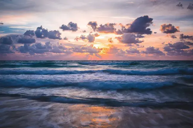 spiaggia a miami beach (florida, stati uniti)