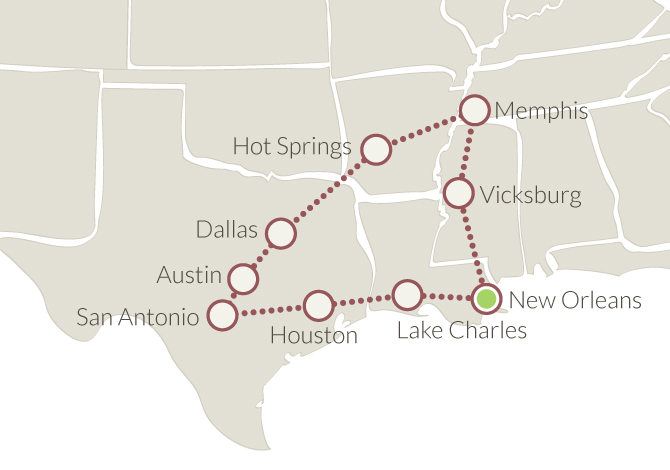 texas dove andare